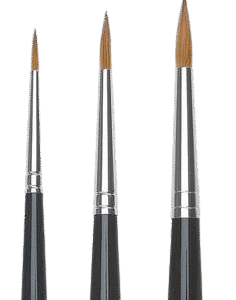 Pincel Redondo de Mango Corto